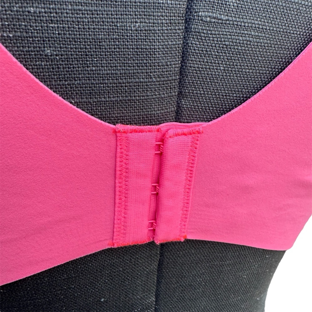 Aerie Smoothez Bra Size XXL Hot Pink Wireless No Padding Unlined Stretchy - Picture 3 of 6
